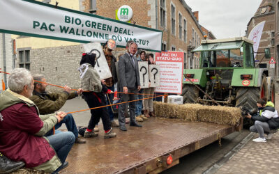 Associations et agriculteurs bio rassemblés à Namur pour une PAC de la transition