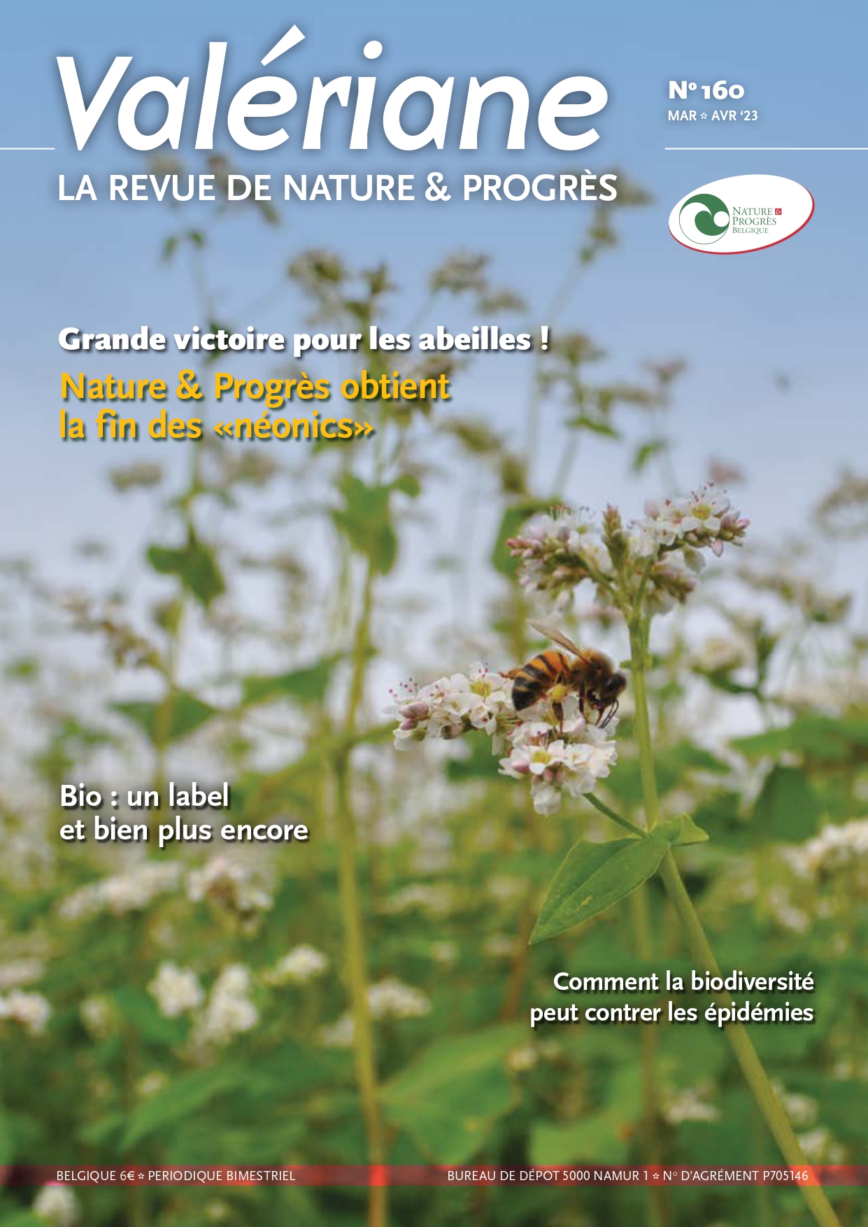 Photo de couverture revue Valériane 159