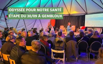 Odyssée pour notre santé : étape du 30 septembre à Gembloux