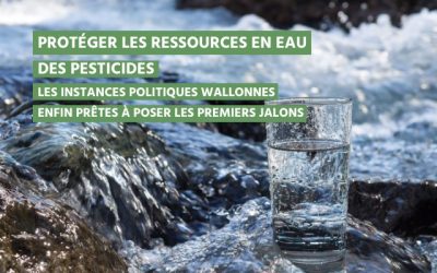 Les instances politiques wallonnes, enfin prêtes à poser les premiers jalons pour protéger les ressources en eau des pesticides, affichent des ambitions différentes.