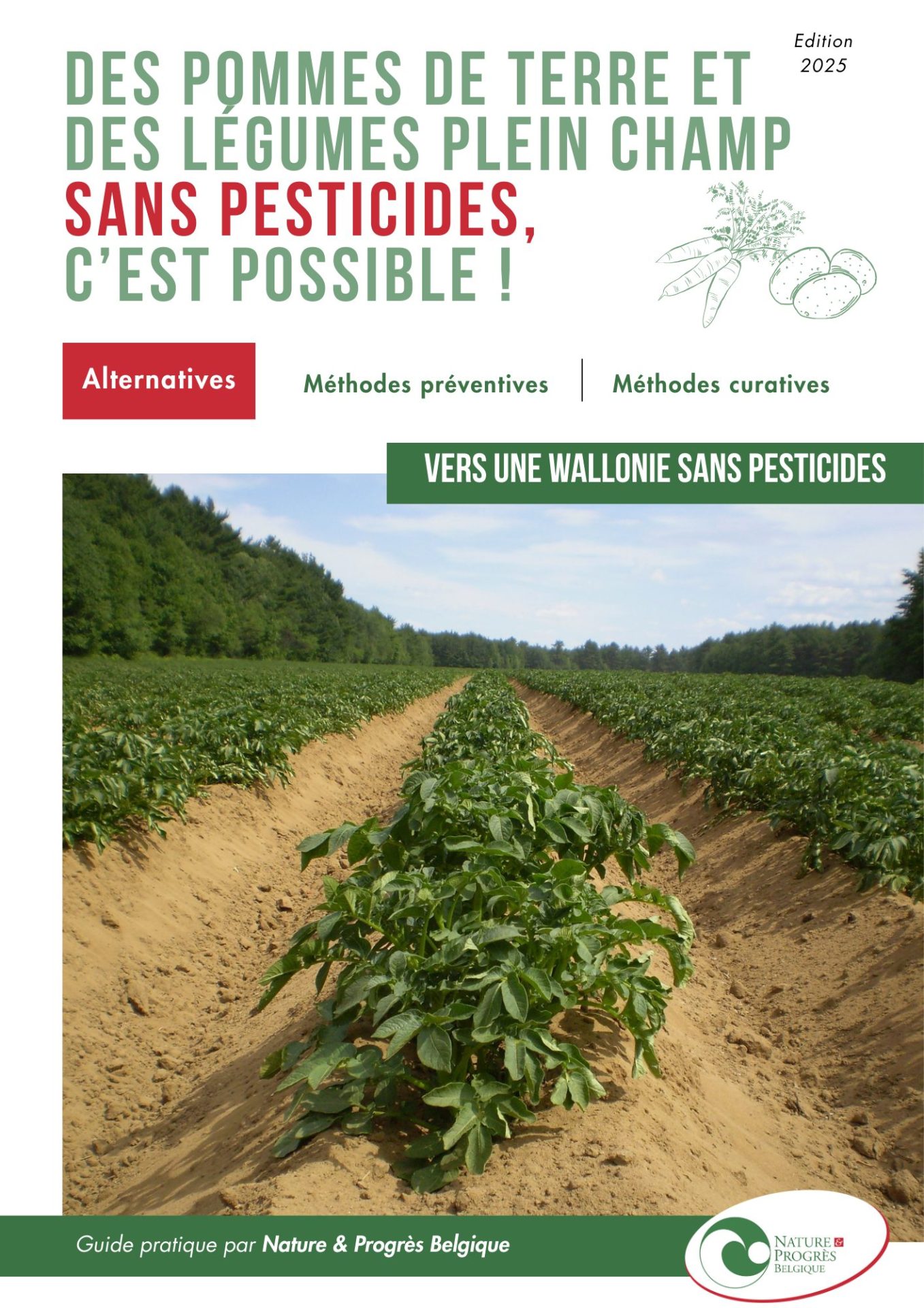 Brochure - Des pommes de terre et des légumes plein champ sans pesticides, c'est possible !