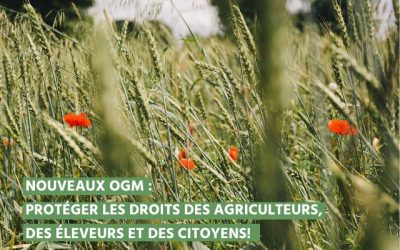 NTG : Protéger les droits des agriculteurs, des éleveurs et des citoyens!